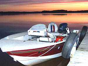 Quiet Lakes Marina Sunset