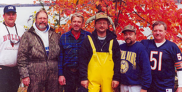 Friends on Fishing Trip at Quiet Lakes