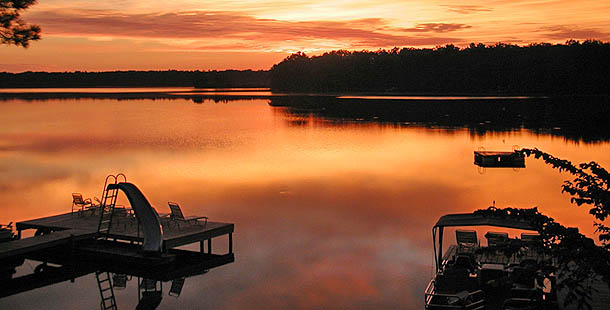 Sunset View at Quiet Lakes