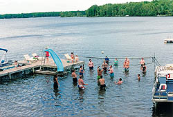 Water Volleyball Activities at Quiet Lakes